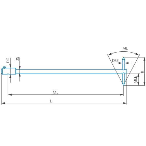 T-Stylus/Rondcom, ML96.2, B20, R0.25/55&deg; product photo