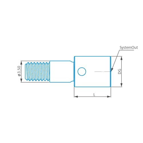 Clamping Screw with female thread, M3 XXT product photo