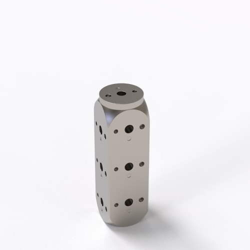 Stylus holder, M5 pro, 3 levels plus end product photo Back View L