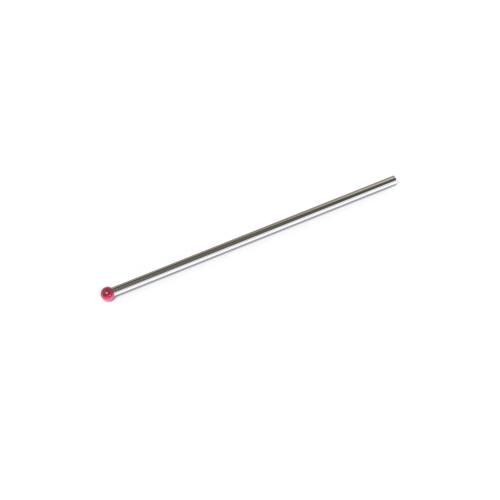 Styli without thread, straight, ruby sphere, tungsten carbide shaft product photo
