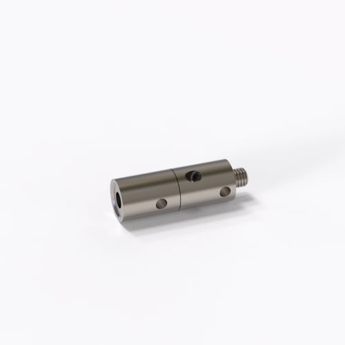 Rotary joint, M5 30 mm product photo Back View L