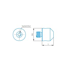 Adapter, M5 to M4 product photo