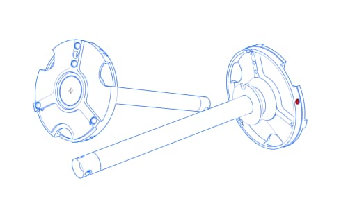 VAST XXT TL4 with adapter for rotatable elements